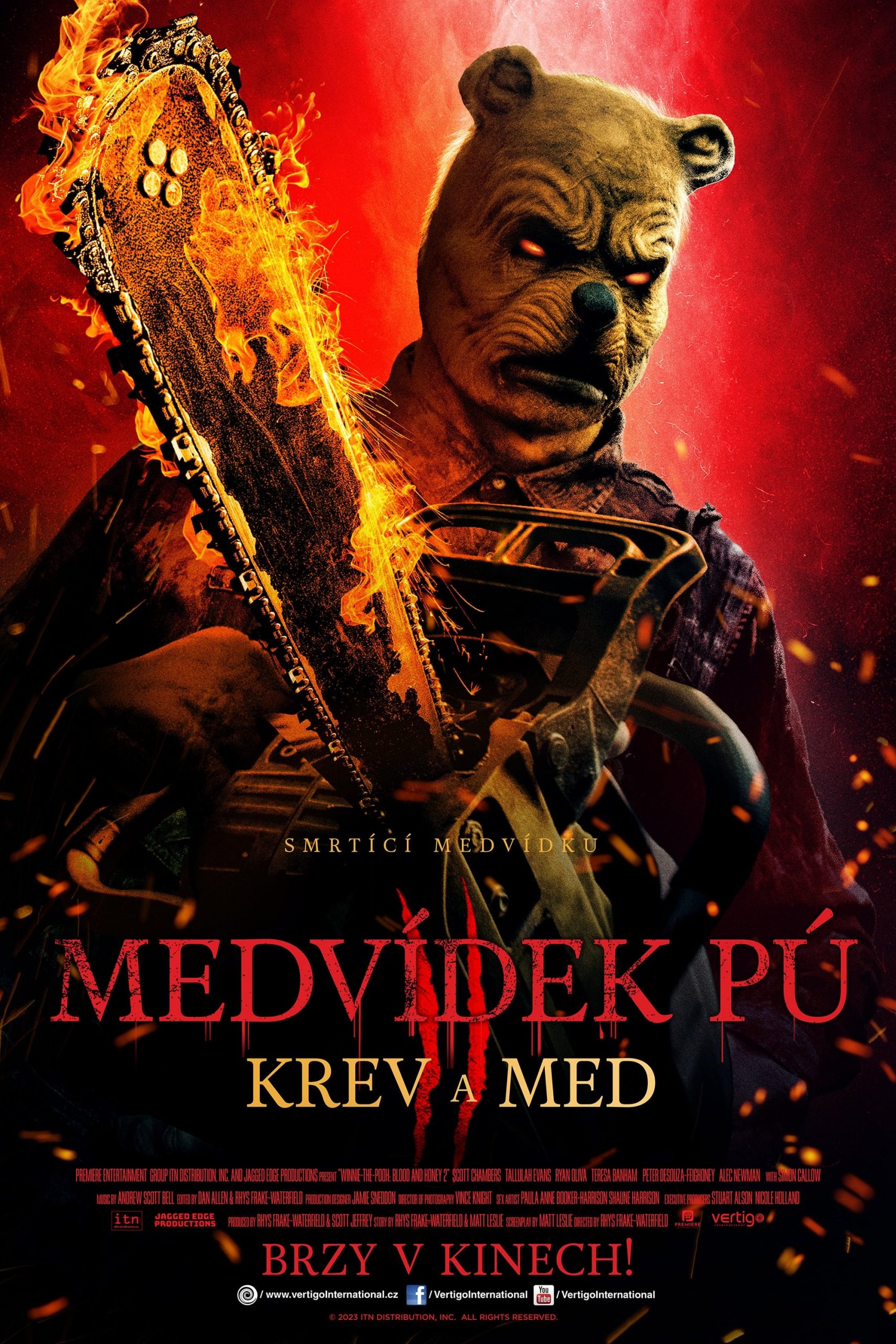 Poster for the movie "Medvídek Pú: Krev a med II"